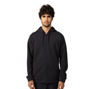 Fox Racing Hoodie Rise Zip Pocket Black Sweatshirt Motorsports Stretch Sz XXL